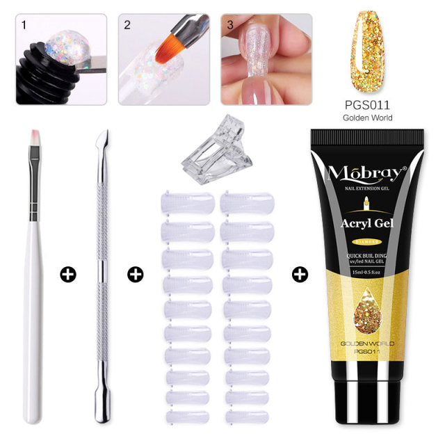 Fashion Minimalist Nail Art Set Gel