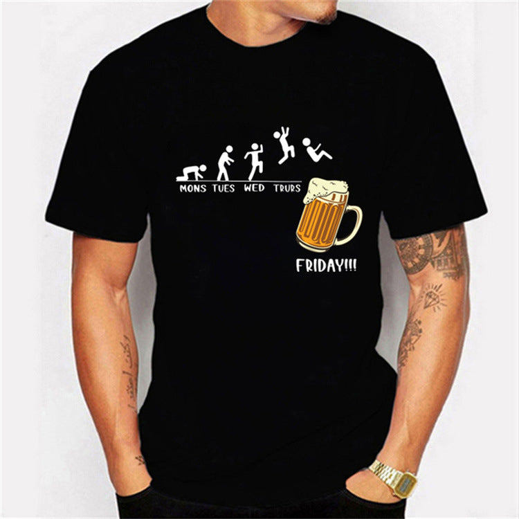 Graphic Hip-hop Men's And Women's T-shirt