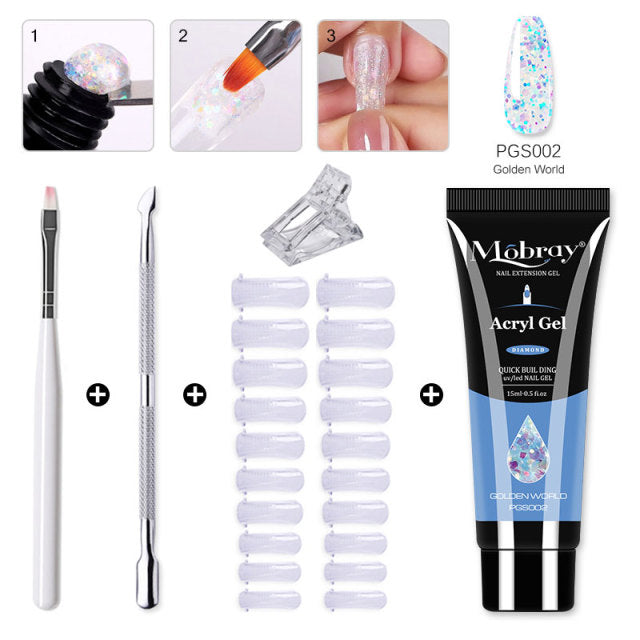 Fashion Minimalist Nail Art Set Gel