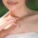 Vintage Silver Jewelry Natural Crystal Pendant