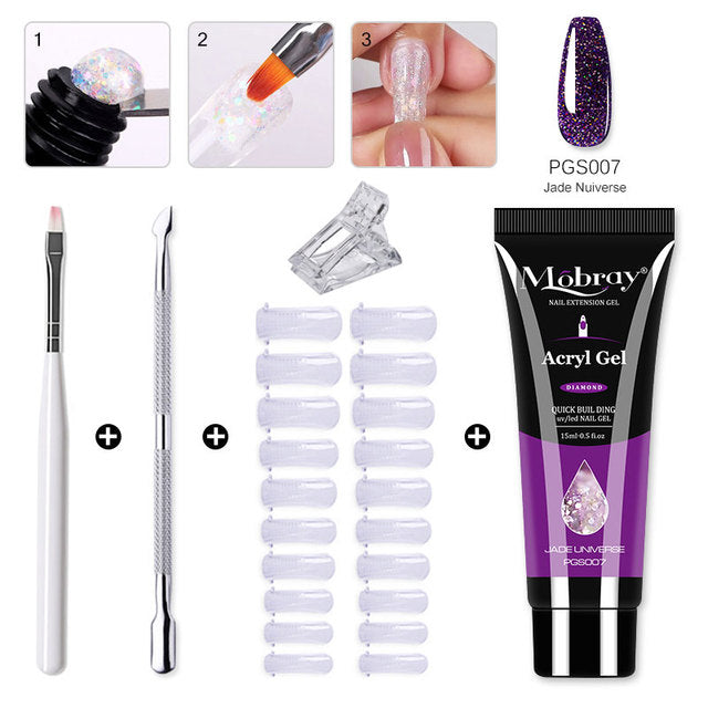 Fashion Minimalist Nail Art Set Gel
