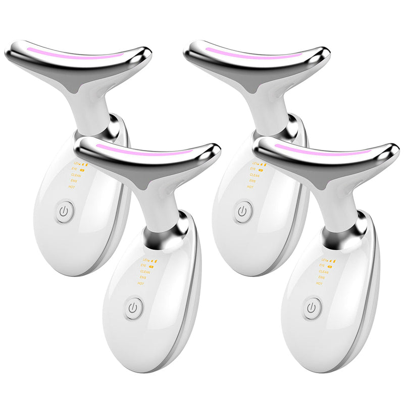 EMS Thermal Neck Lifting And Tighten Massager Electric Microcurrent Wrinkle Remover