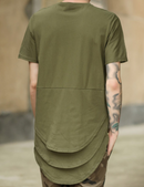 Men's Short Sleeve T-Shirt Men's Cotton Blanket T-Shirt