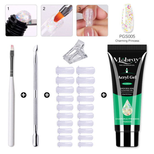 Fashion Minimalist Nail Art Set Gel