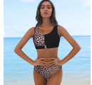 European And American Bikini Women Zipper Split Swimming