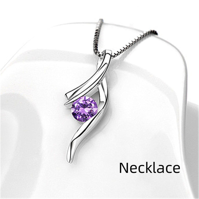Vintage Silver Jewelry Natural Crystal Pendant