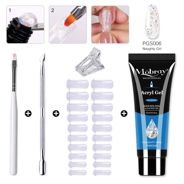 Fashion Minimalist Nail Art Set Gel
