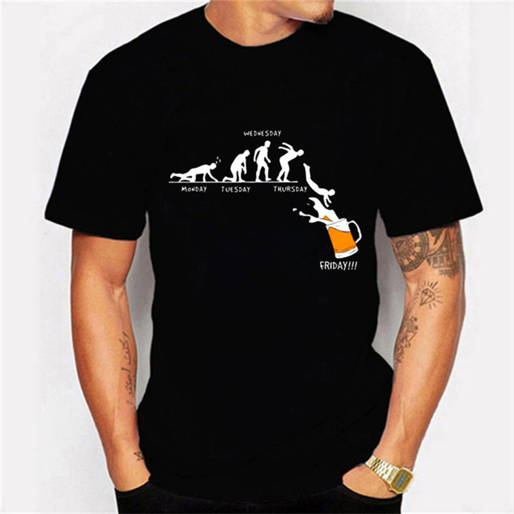 Graphic Hip-hop Men's And Women's T-shirt