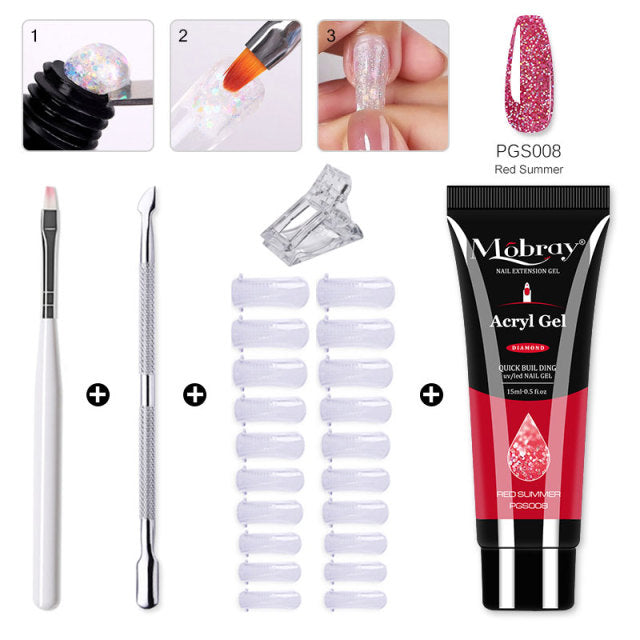 Fashion Minimalist Nail Art Set Gel