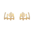 EH323 Design Sense Multi-ear Ring Integrated Mosquito Coil Ear Clip