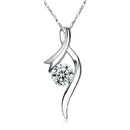 Vintage Silver Jewelry Natural Crystal Pendant