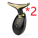 EMS Thermal Neck Lifting And Tighten Massager Electric Microcurrent Wrinkle Remover