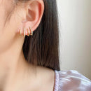 EH323 Design Sense Multi-ear Ring Integrated Mosquito Coil Ear Clip