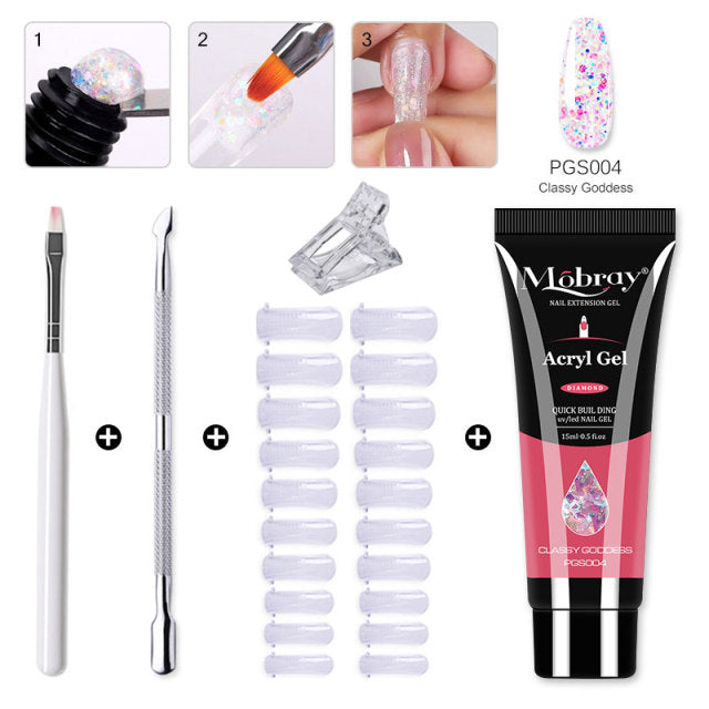Fashion Minimalist Nail Art Set Gel
