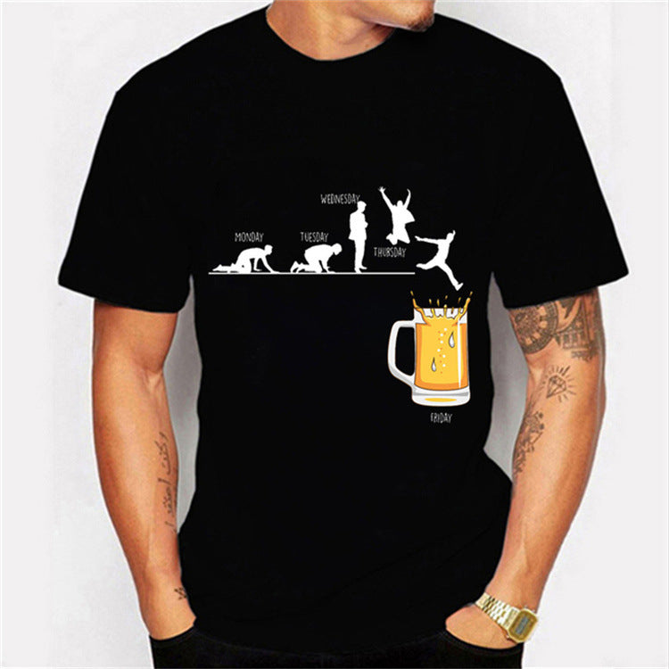 Graphic Hip-hop Men's And Women's T-shirt