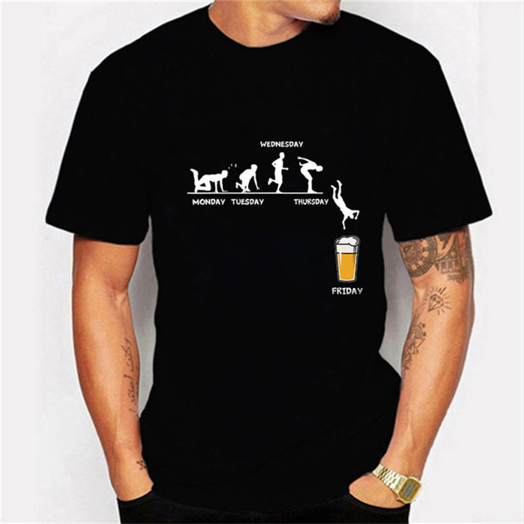 Graphic Hip-hop Men's And Women's T-shirt