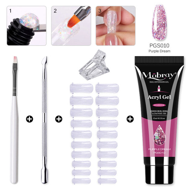 Fashion Minimalist Nail Art Set Gel
