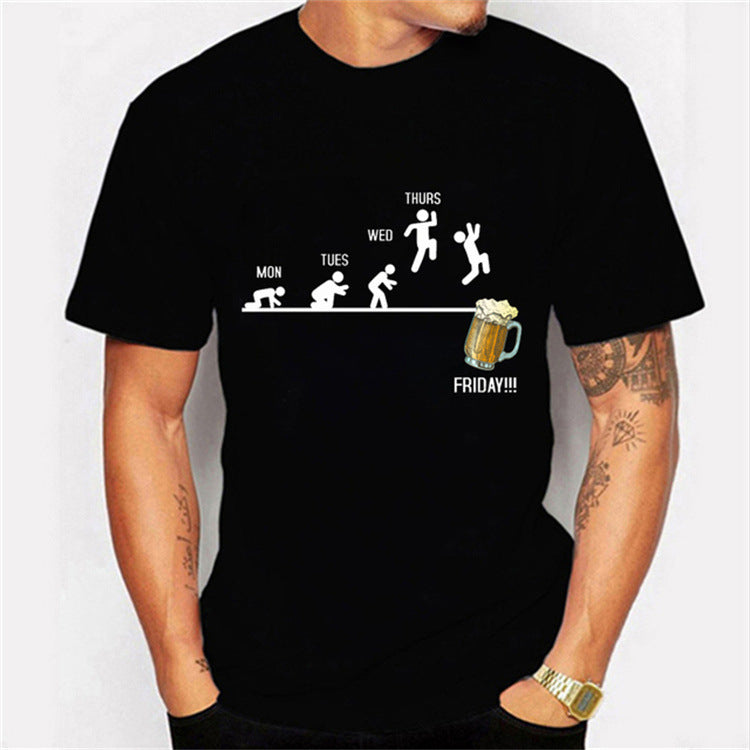 Graphic Hip-hop Men's And Women's T-shirt