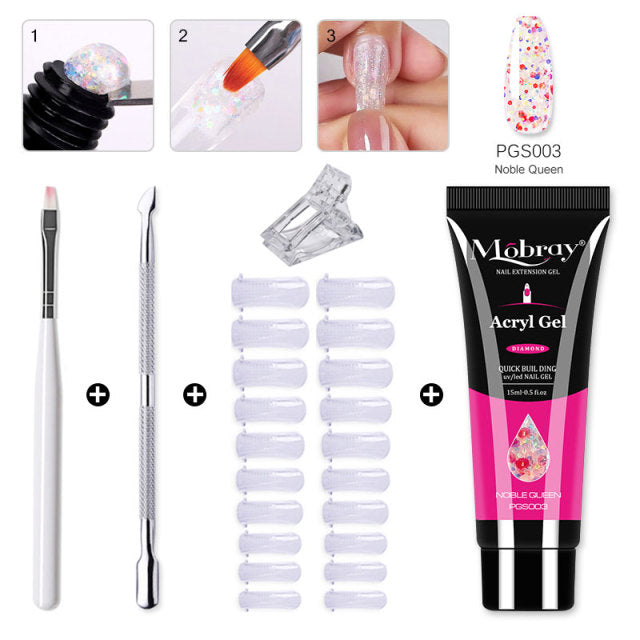 Fashion Minimalist Nail Art Set Gel