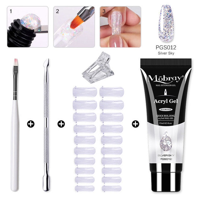 Fashion Minimalist Nail Art Set Gel