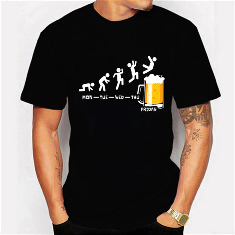 Graphic Hip-hop Men's And Women's T-shirt